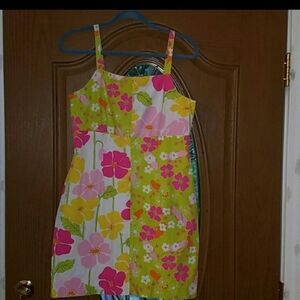 Retro Lilly Pulitzer Vintage Gidget flip flop dress Size 8